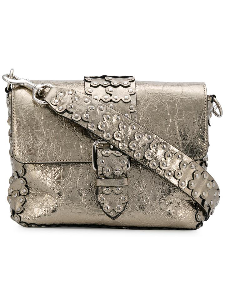 Red Valentino Flower Puzzle Bag - Metallic