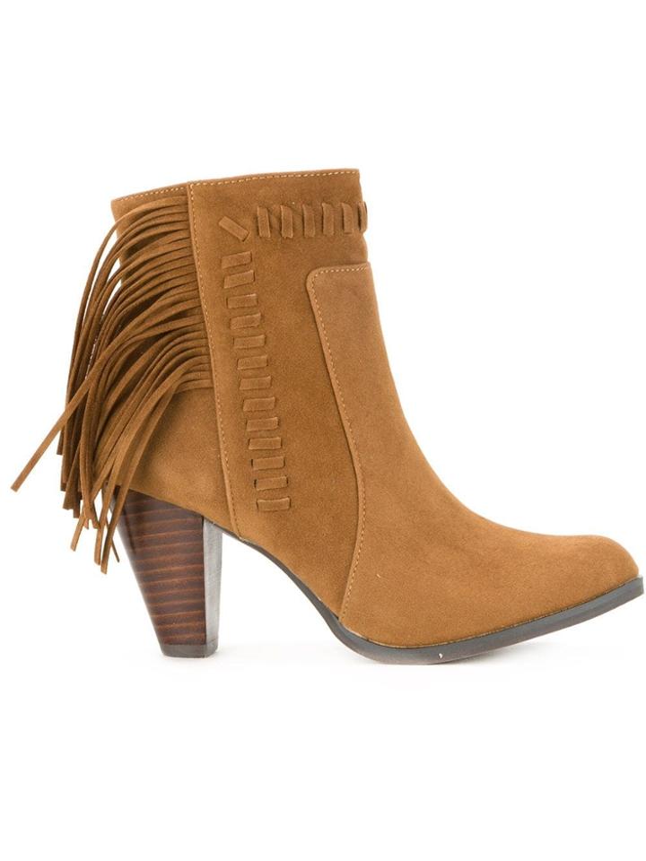 Guild Prime Fringed Texan Boots - Brown
