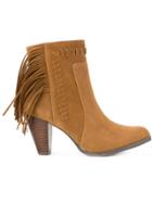 Guild Prime Fringed Texan Boots - Brown