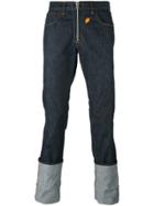 Walter Van Beirendonck Vintage Turn Up Hem Jeans - Blue