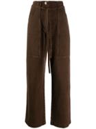 Nanushka Cargo Pocket Jeans - Brown