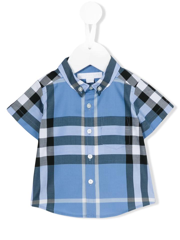 Burberry Kids - Fred Shirts - Kids - Cotton - 24 Mth, Blue