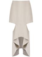 Olympiah Midi Cut Out Skirt - Grey