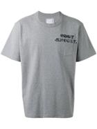 Sacai Oddy Knocky T-shirt, Men's, Size: 4, Grey, Cotton