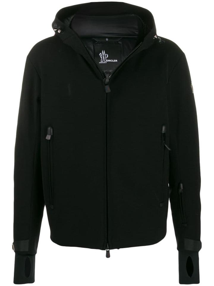 Moncler Grenoble Padded Zip-up Hoodie - Black