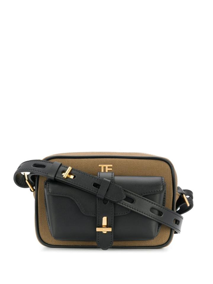 Tom Ford Two Tone Small Camera Bag - Green
