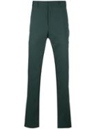 Fendi Chino Trousers, Men's, Size: 54, Green, Cotton/spandex/elastane/viscose