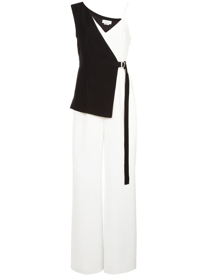Yigal Azrouel Wide-leg Wrap Jumpsuit - White