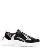 Love Moschino Low Heart Logo Sneakers - 00b Black