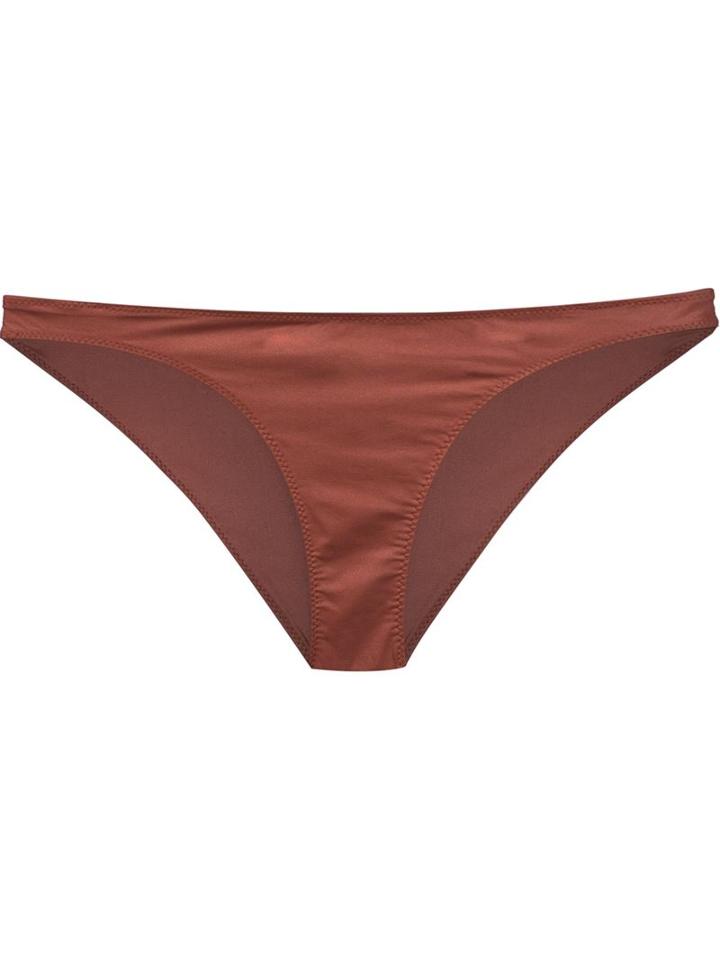 Rochelle Sara Micro Slim Bikini, Women's, Size: 2, Brown, Polyamide/spandex/elastane