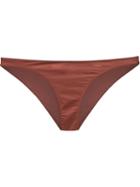 Rochelle Sara Micro Slim Bikini, Women's, Size: 2, Brown, Polyamide/spandex/elastane