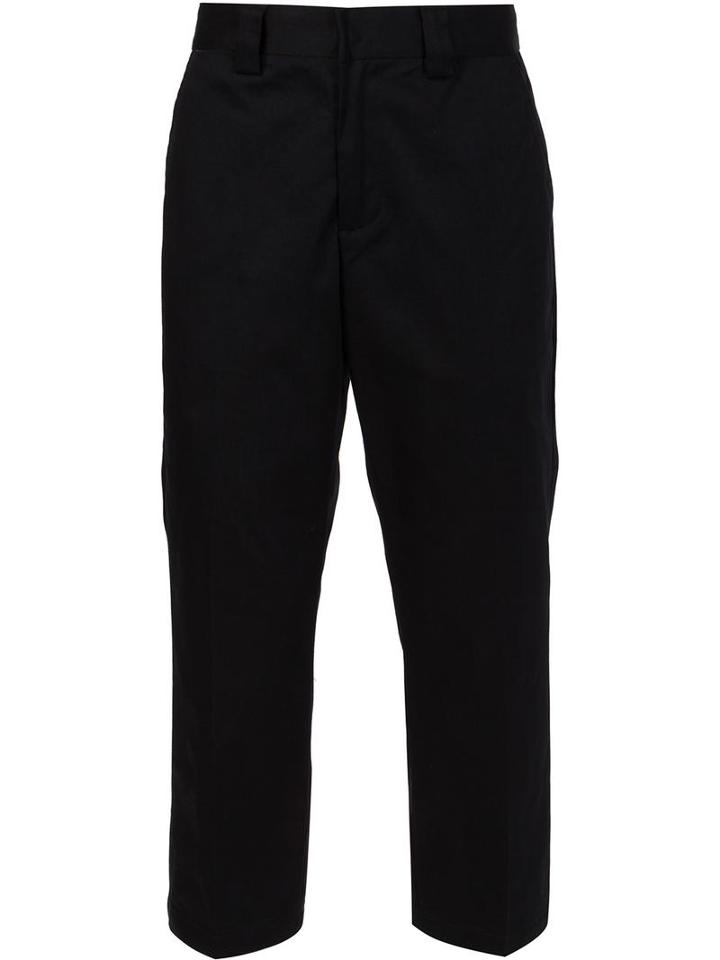 Stussy Cropped Trousers, Men's, Size: 28, Black, Polyester/cotton