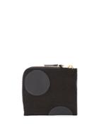 Comme Des Garçons Play Polka Dot Zip Around Wallet - Black