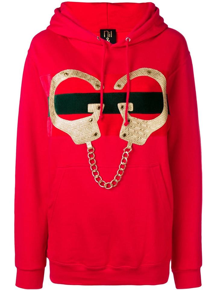 Nil & Mon Handcuffs Hoodie - Red