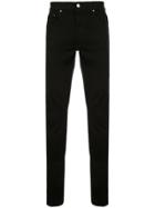 Amiri Side Stripe Slim-fit Jeans - Black