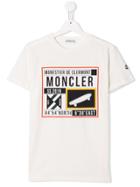 Moncler Kids Teen Graphic Print T-shirt - White