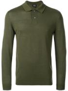 A.p.c. Jerry Polo Shirt, Men's, Size: Small, Green, Merino/silk