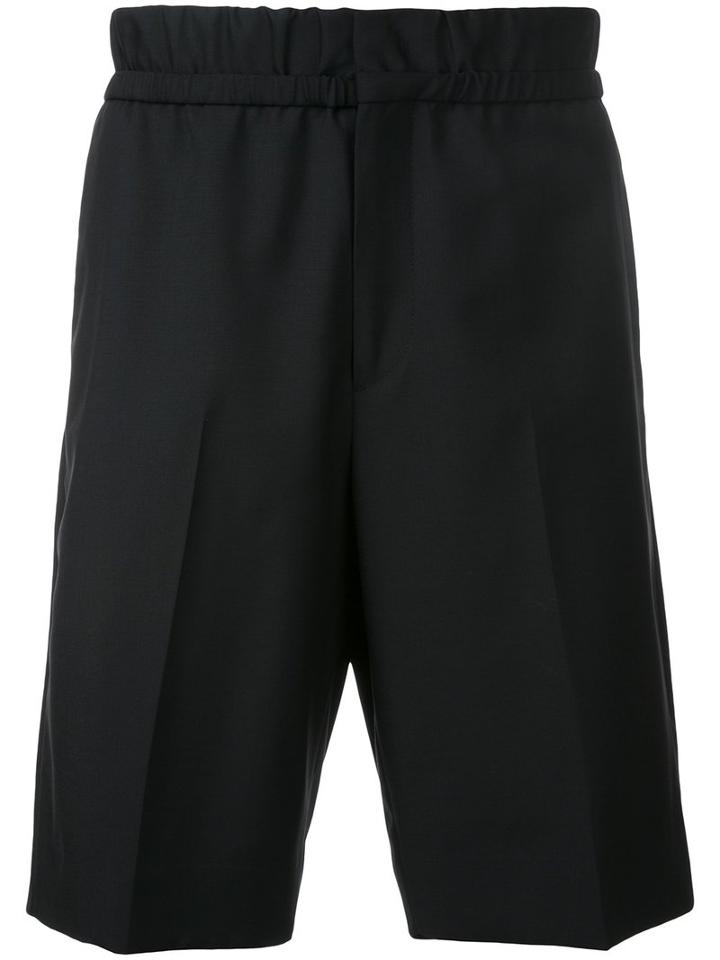 Wooyoungmi Tailored Shorts, Men's, Size: 44, Black, Mohair/wool