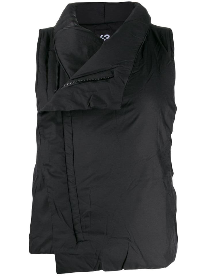 Y-3 Zipped Padded Gilet - Black