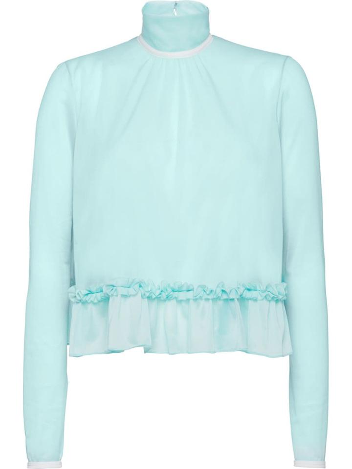 Miu Miu Nylon Top - Blue