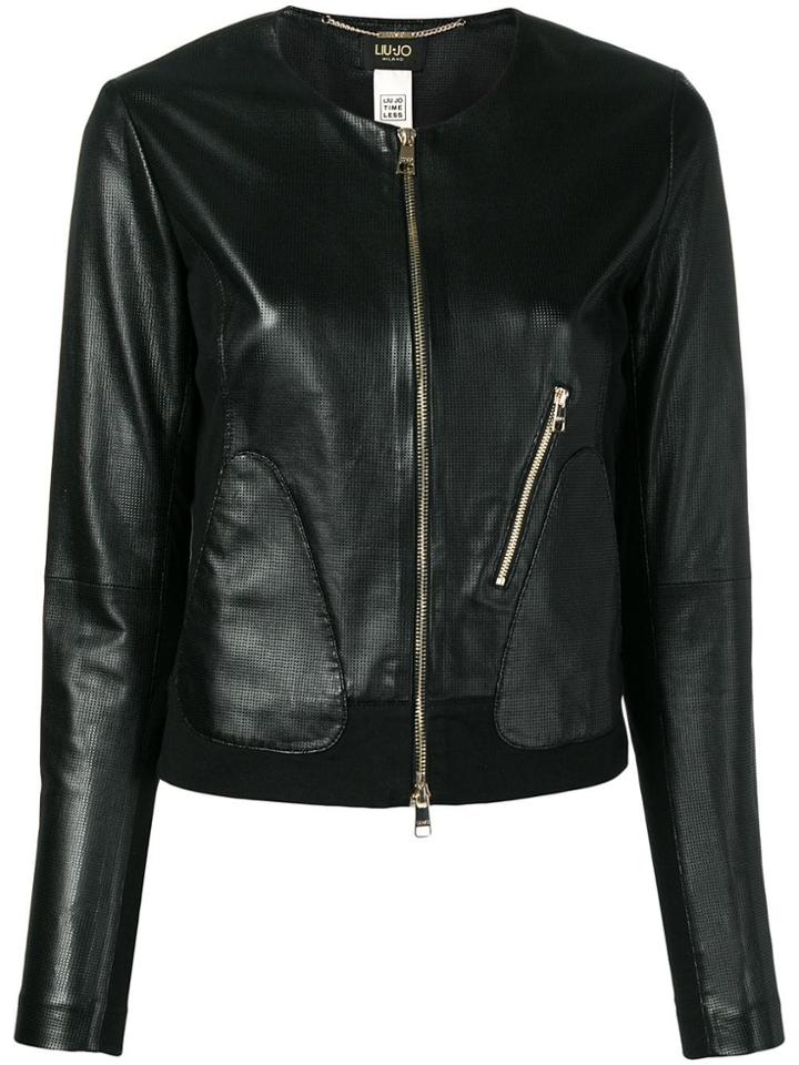 Liu Jo Zip Front Jacket - Black