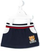 Moschino Kids Teddy Bear Logo Skirt, Infant Girl's, Size: 9-12 Mth, Blue