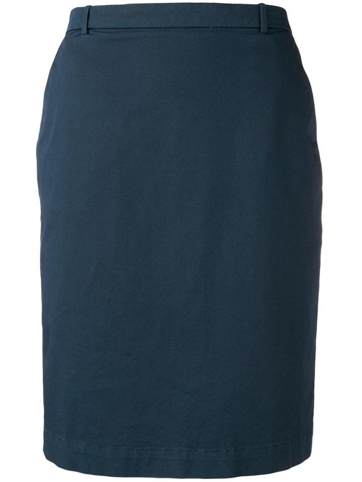 Fabiana Filippi Short Straight Skirt - Blue
