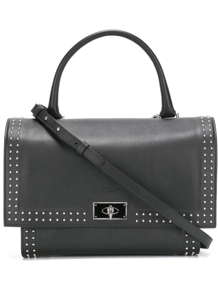 Givenchy Small 'shark' Tote, Women's, Black, Calf Leather