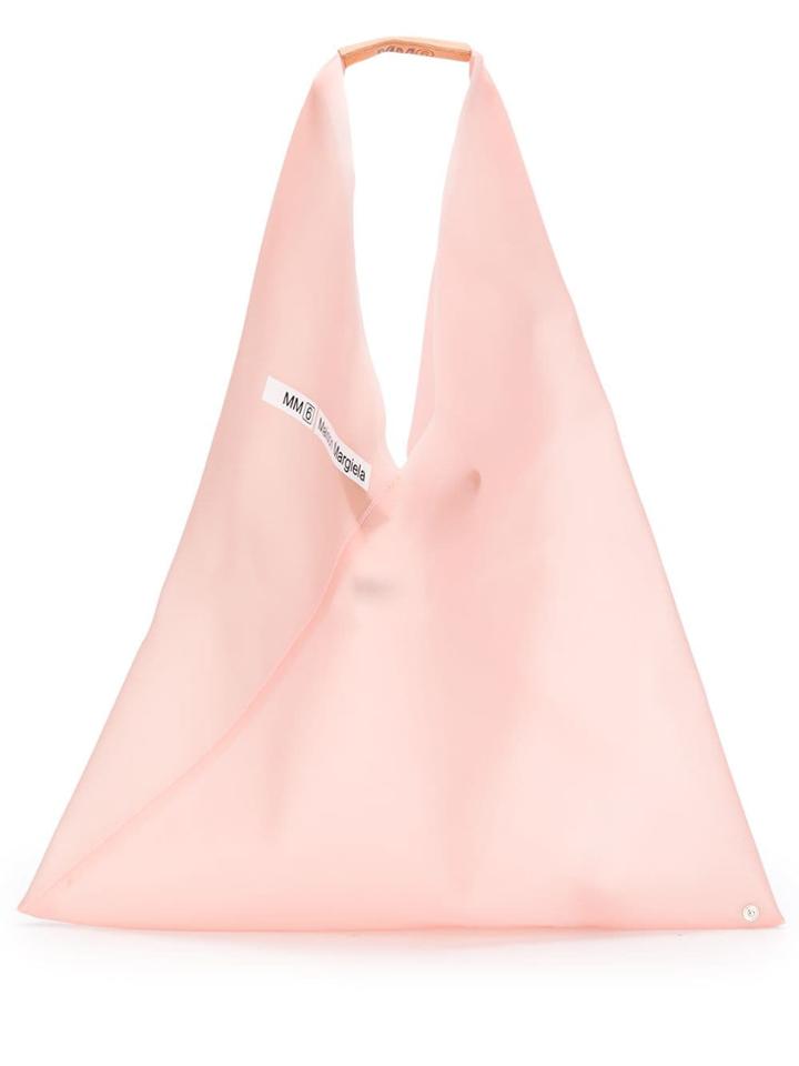 Mm6 Maison Margiela Transparent Tote Bag - Pink