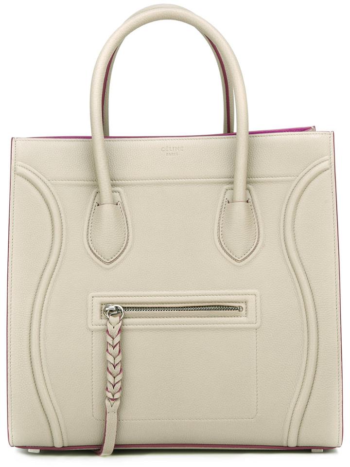 Céline - Large Tote Bag - Women - Calf Leather - One Size, Women's, Nude/neutrals, Calf Leather