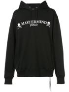 Mastermind World Logo Print Hoodie - Black