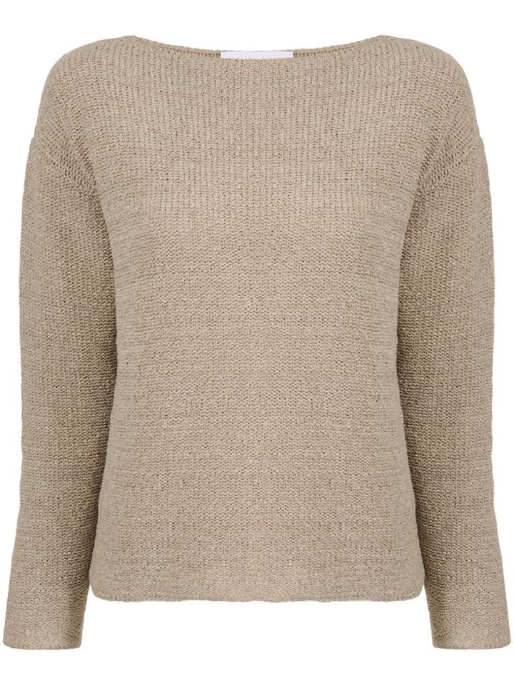 Fabiana Filippi Knitted Sweater - Brown
