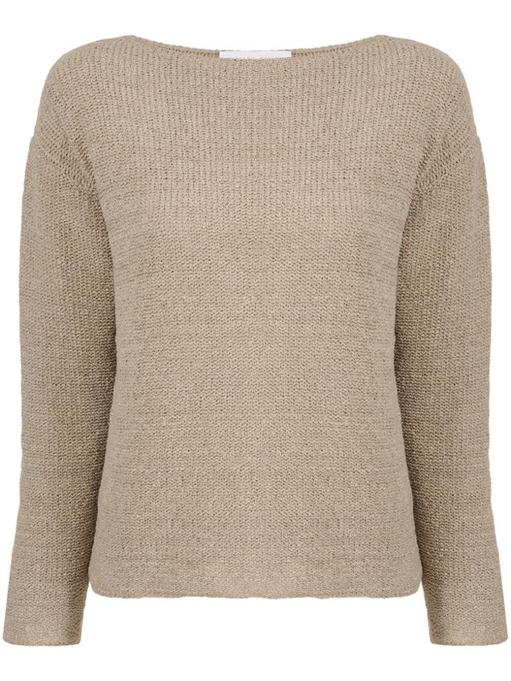 Fabiana Filippi Knitted Sweater - Brown