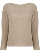 Fabiana Filippi Knitted Sweater - Brown