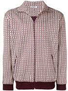Valentino V Logo Zipped Sweatshirt - Neutrals