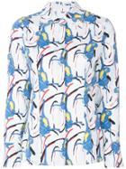 L'autre Chose Parrot Print Blouse - Multicolour