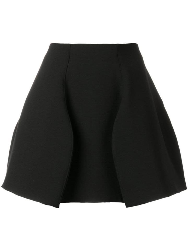 Jil Sander Structured Mini Skirt - Black