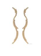 Astley Clarke 14kt Yellow Gold Large Icon Scala Diamond Drop Earrings