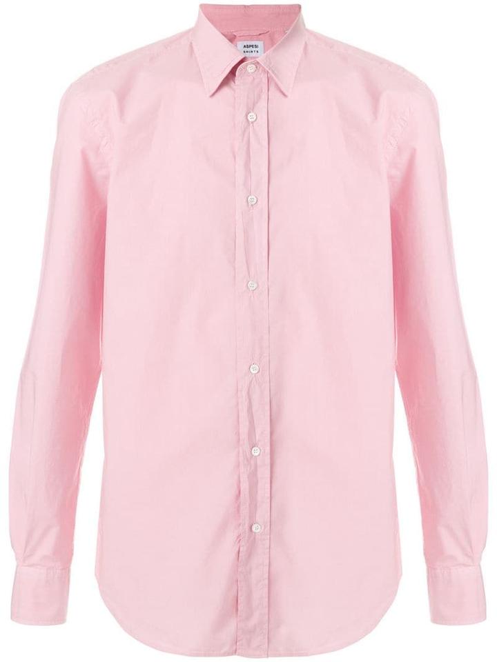 Aspesi Long Sleeved Shirt - Pink