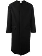 Comme Des Garçons Noir Kei Ninomiya Single Breasted Coat, Women's, Size: Small, Black, Nylon/cupro/angora/wool