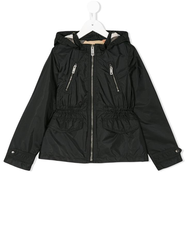 Burberry Kids - Technical Packaway Parka - Kids - Polyamide/polyester - 7 Yrs, Black