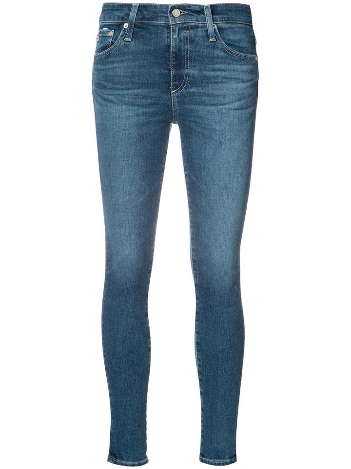 Ag Jeans - 'farrah Skinny Ankle' Jeans - Women - Cotton/polyurethane - 26, Blue, Cotton/polyurethane