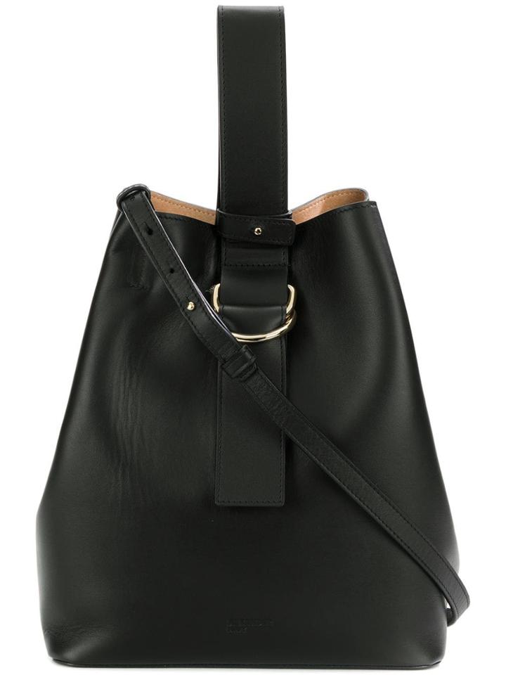 Jil Sander Navy Bucket Bag - Black