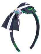 Young Versace Floral Bow Hair Band, Girl's