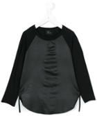 Lost And Found Kids - Raglan Top - Kids - Cotton - 6 Yrs, Boy's, Black