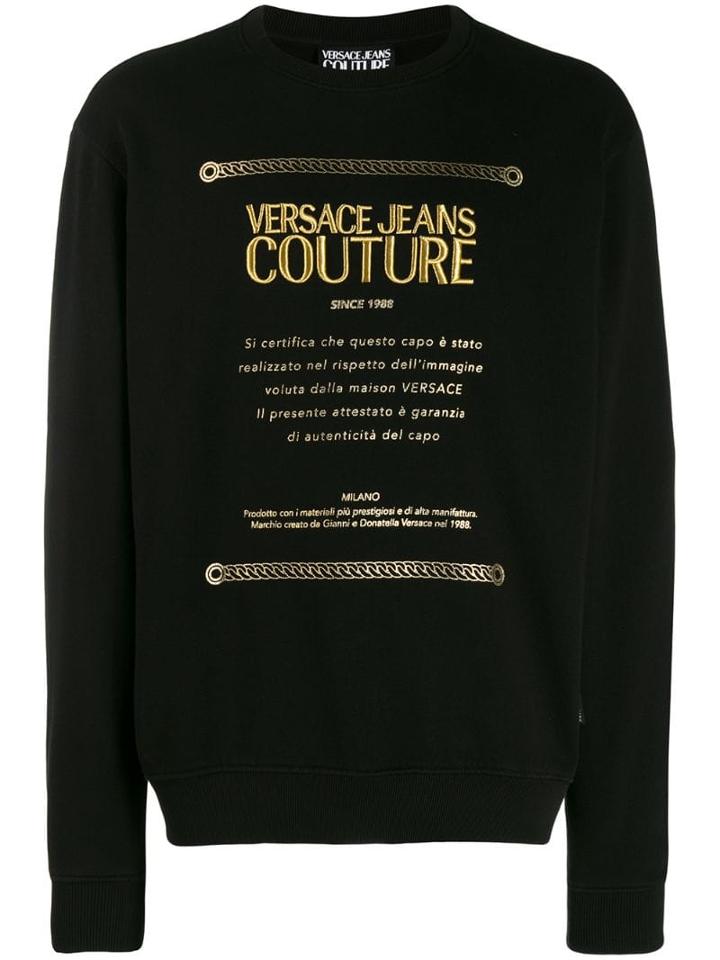 Versace Jeans Couture Certificate Sweatshirt - Black