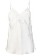 Paco Rabanne Flared Lace Cami - White