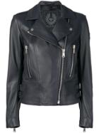 Belstaff Marvingt Leather Jacket - Blue