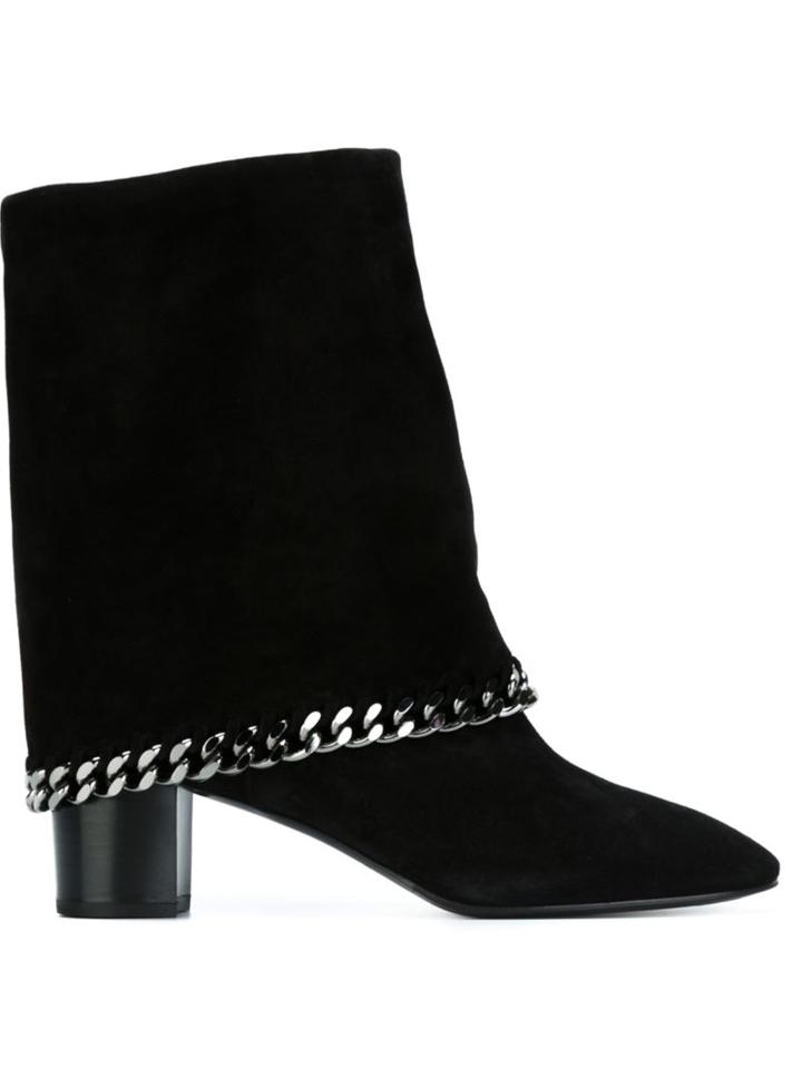 Casadei Chain Trim Fold-over Boots