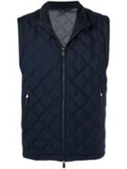 Ermenegildo Zegna Padded Zip-up Gilet - Blue